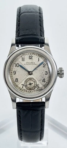 Rolex Oyster Junior Sport 1939 ‘Bow - Tie’ Dial WW2 Era Vintage Watch, Serviced