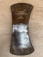 Vintage Unbranded Double Bit 4 lbs. Axe Hatchet HEAD Old Rusty Tool USA