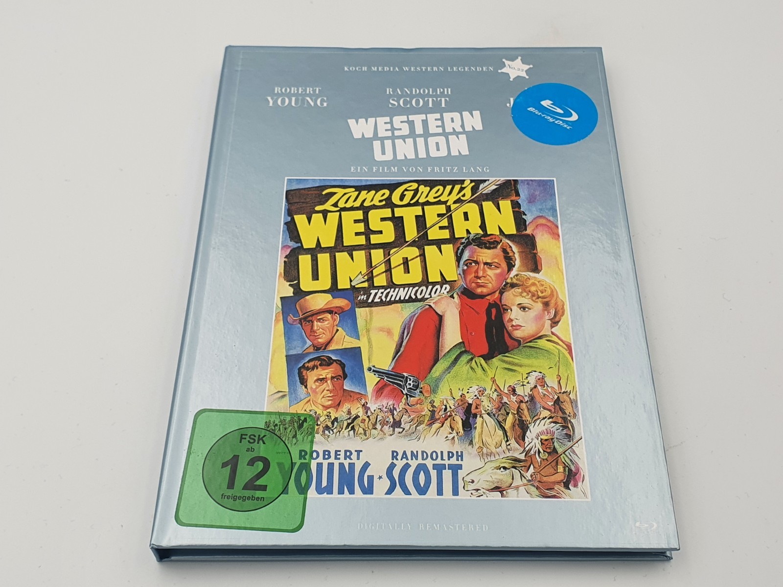 Western Union Bluray German Import Robert Young Randolph Scott