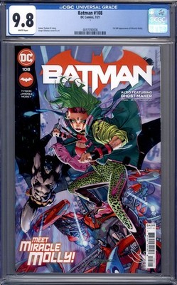 Batman #108 CGC 9.8 DC Comics 2021 1st Full Appearance of Miracle Molly