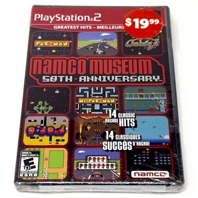 Namco Museum PS2 CIB 50th Anniversary Factory Sealed (Sony PlayStation 2, 2005)