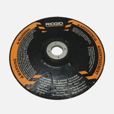 Ridgid Metal Grinder Wheel 7" x 1/4" x 7/8" 901964006 NEW LOT 2104