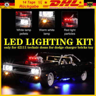 LED Lighting Kit Für LEGO 42111 DOM'S DODGE CHARGER LEGO Technic DIY