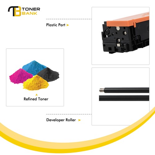 5PK High Yield CF400X 201X 201A Toner Set For HP Color Laser Jet Pro MFP M277dw - Bild 6 von 11