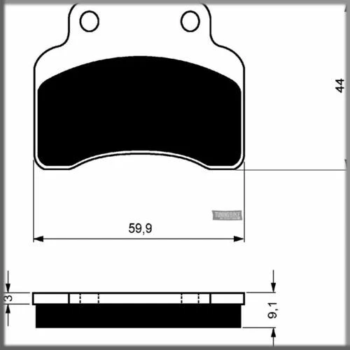 Pièces détachées GOLDfren pour motocyclette Italjet