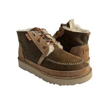UGG ALL GENDER NEUMEL CRAFTED REGENERATE CHESTNUT BOOTS MEN US 8 / WOMEN US 9