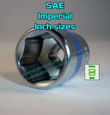 1/4” Drive 6 Point SAE Imperial Inch Standard Socket 6pt KING TONY 1/4 inch