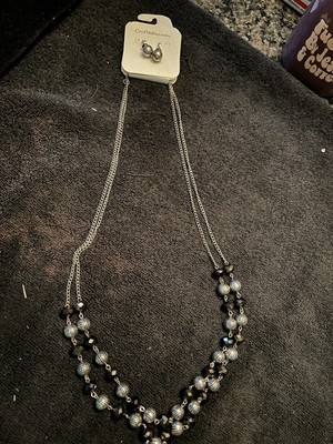 Croft And Barrow Necklace And Earrings Set BNWT