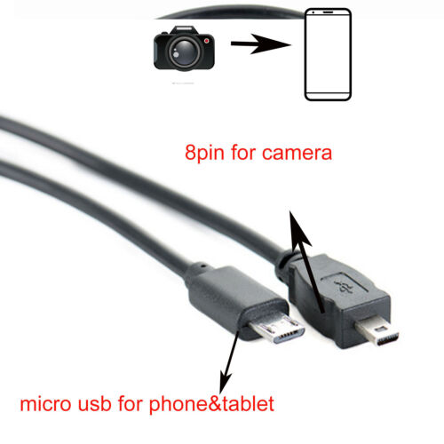 OTG CABLE for NIKON Coolpix P330 P310 P300 P100 L830 L820  L620 L610 L6 L5 L4  - Picture 1 of 10