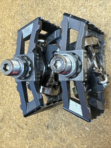 Shimano DX Pedals PD-M646 Clipless SPD BMX MTB Flat Combo 2000 Deore DX - 第 5/7 張圖片