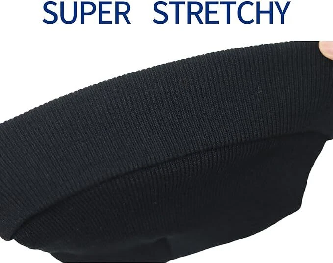 Beanie Hat Cap Plain Knit Ski Skull Cuff Winter Warm Slouchy Men Women CF Unisex - Image 4 of 4