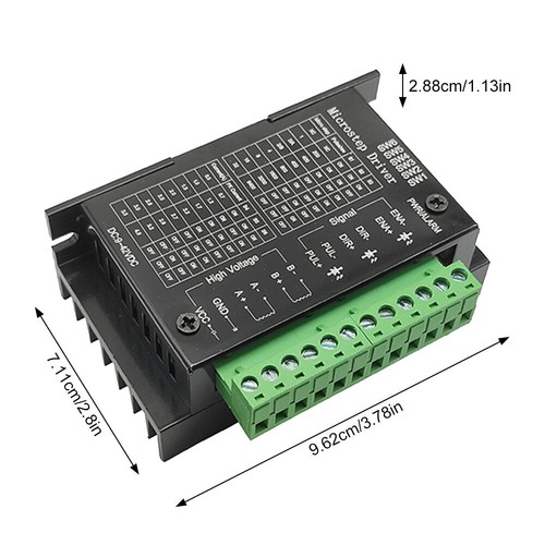 TB6600 Microstep Driver DC 9-40V CNC Einachsig Schrittmotor Steuerung Controller - Bild 10 von 10