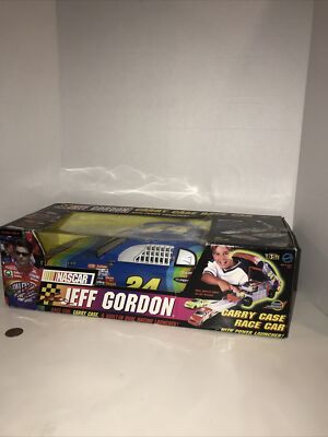 1999 Jeff Gordon Carry Case Race Car with Power Launcher (Holds 20