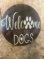 Farmhouse style Wooden Welcome Door sign