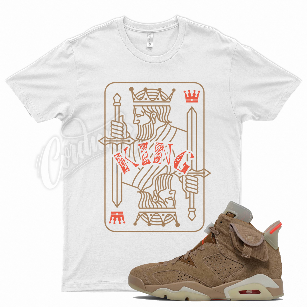 Sneakers Travis Scott British Khaki Shirt Jordan X Travis Scott