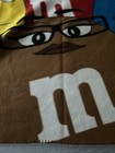 M&M World Fleece Throw Blanket 60" X 50" Mars Official Candy Sheet — photo 4