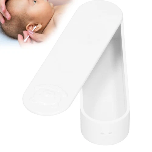 Travel Cotton Bud Holder Mini Cotton Swab Organizer Containers With Lid