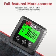 Magnetic Digital Inclinometer Level Box Gauge Angle Meter Finder Protractor Tool