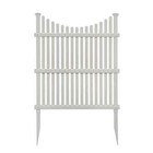 Zippity Outdoor Products Privacy Screen White Vinyl Pointed Stakes (2-Pack)