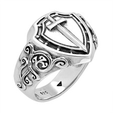 NEU Ring Siegelring Silberring Herrenring aus 925er Silber Silberschmuck