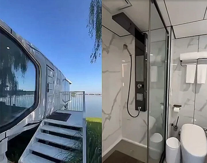 40FT Tiny Homes to Live in for Adults Fully Furnished Capsule House Portable... - Image 2 of 4