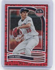 2024 Panini Stars & Stripes #71 Tegan Kuhns Red Disco #/199