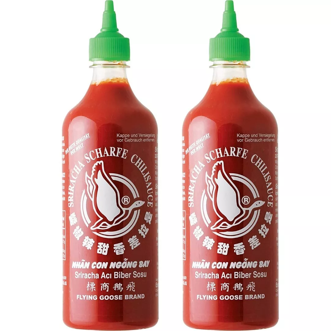 Flying Goose Sriracha Thai Hot Chilli Sauce Large 730ml 2 Packs HALAL