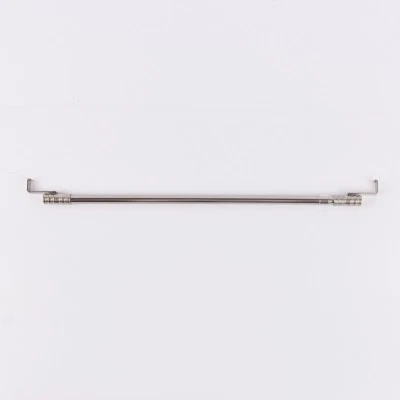 Vitragenstange Spannstange SpannLine 15mm tief silberfarbig 120-150cm Ø13mm - Bild 1 von 4