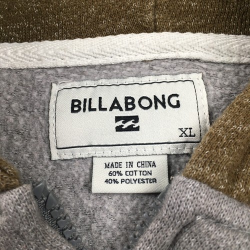 Billabong Youth Hoodie Sweatshirt Sz XL (18/20) Brown Gray Full Zip Long Sleeves - Picture 9 of 12
