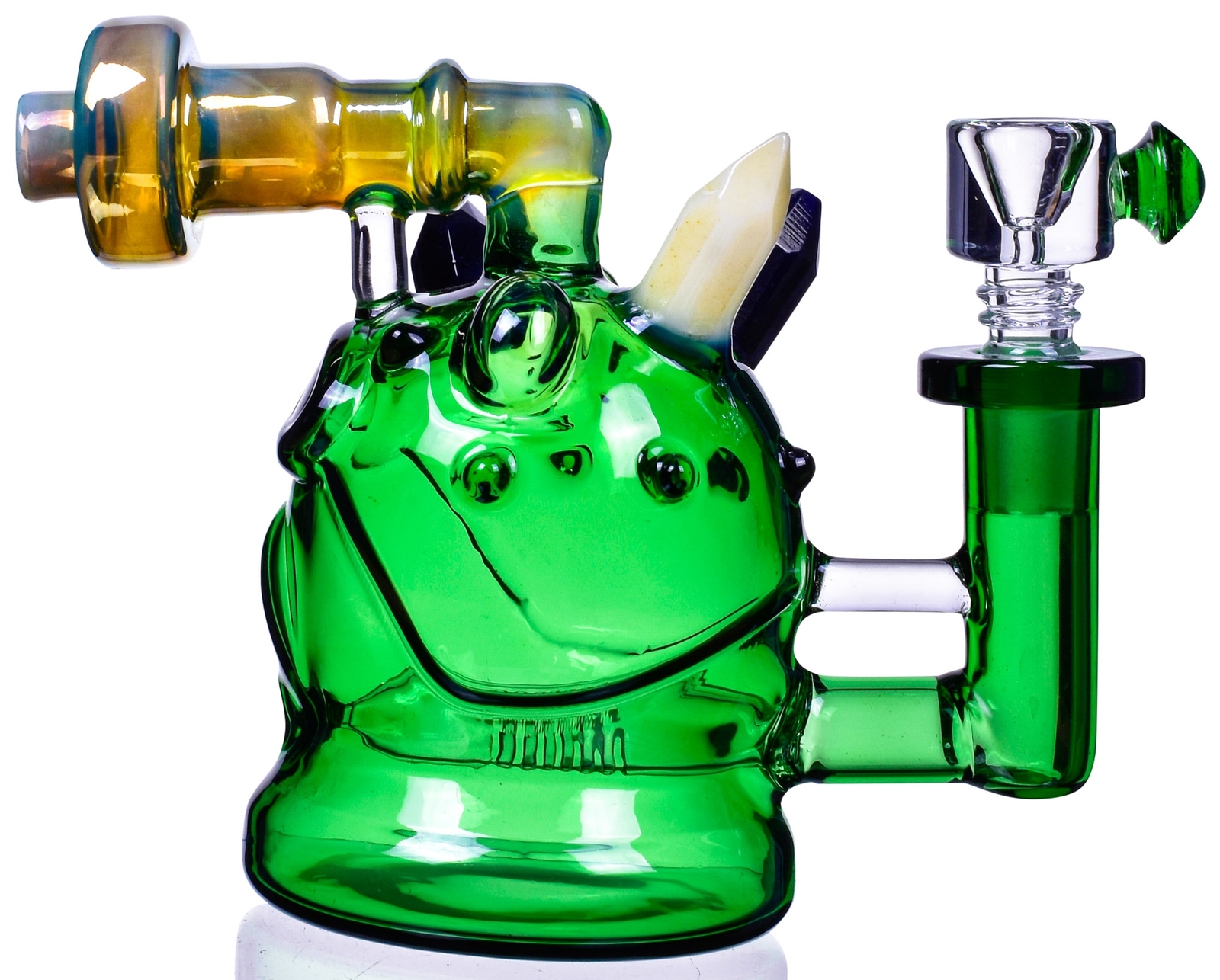 MONSTER 6" ALIEN Bong COOL Glass Water Pipe THICK Hookah UNIQUE Bubbler *USA*