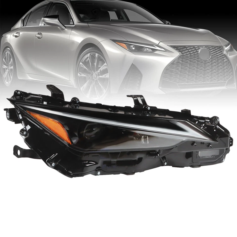 Nuevo faro bi-LED lateral pasajero para modelos Lexus IS300/IS350 2021-2023 EE. UU. Foto 2 de 4