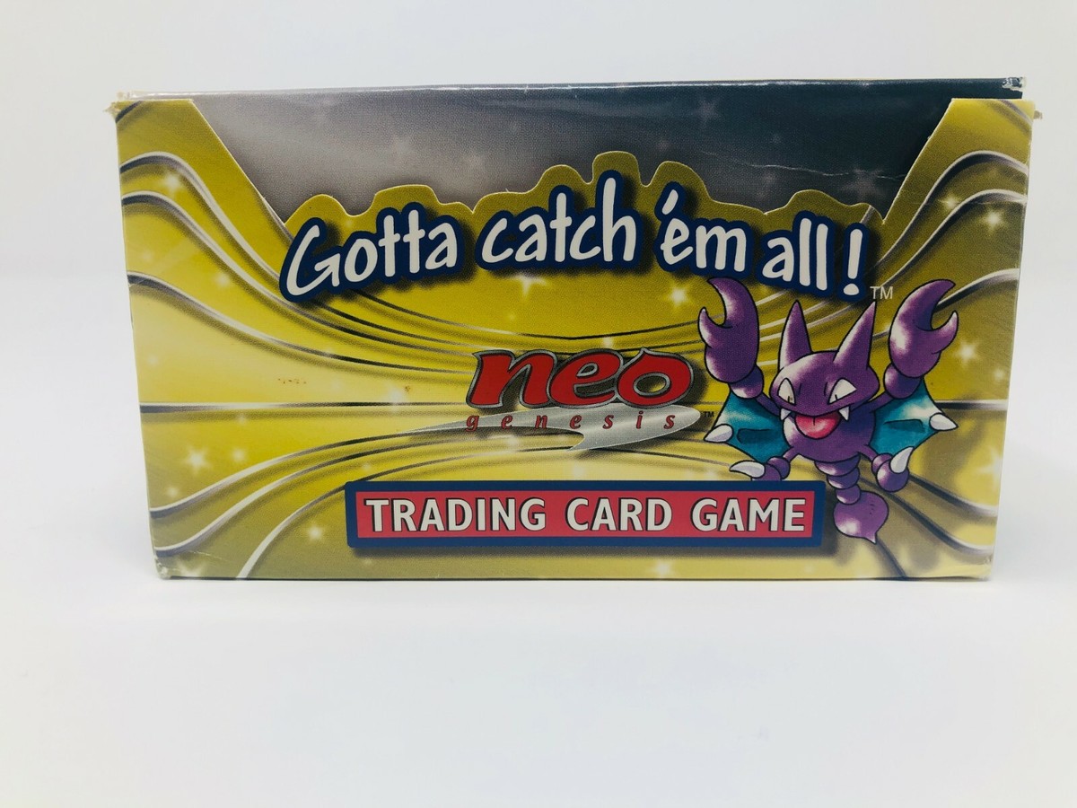 ポケモンカード英語版未開封BOX Neo genesis 1st edition Pokemon Neo Genesis 1st edition Booster Box English Sealed
