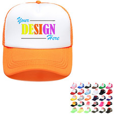 Custom Built Homes Trucker Hat,Mesh Back Foam Front Cap Personalized Trucker hat