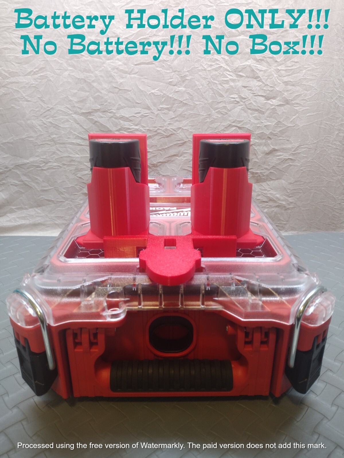 Milwaukee M12 Battery Modular Foam Kraft Tool Red Interchangeable 2X Packout