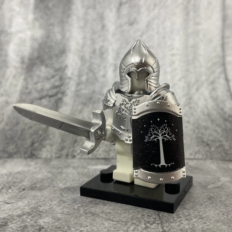 Paquete de 5 accesorios de armas multipack Gondor Knight para minifiguras BdB02 Lotr Foto 3 de 3