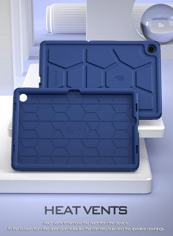 Funda Poética para Galaxy Tab A9+ Plus a prueba de golpes para niños cubierta de silicona Foto 2 de 4