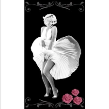Marilyn Monroe OVERSIZED Beach Towel 40" x 72" Subway Grate Teens Adults