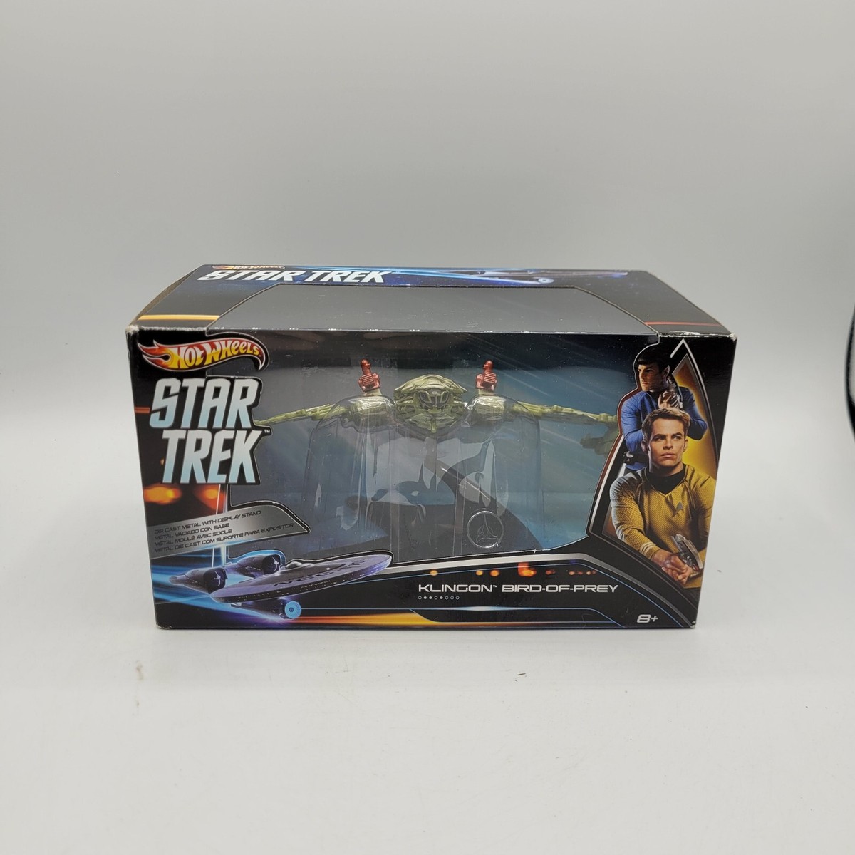 Hot Wheels Star Trek Into Darkness Klingon Bird Of Prey w/ Stand