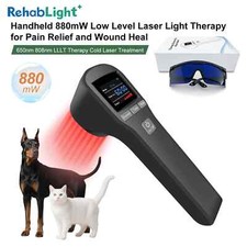 Canine Red Light Therapy Pain relief for Dogs Cats Body Cold Laser Device 880mW