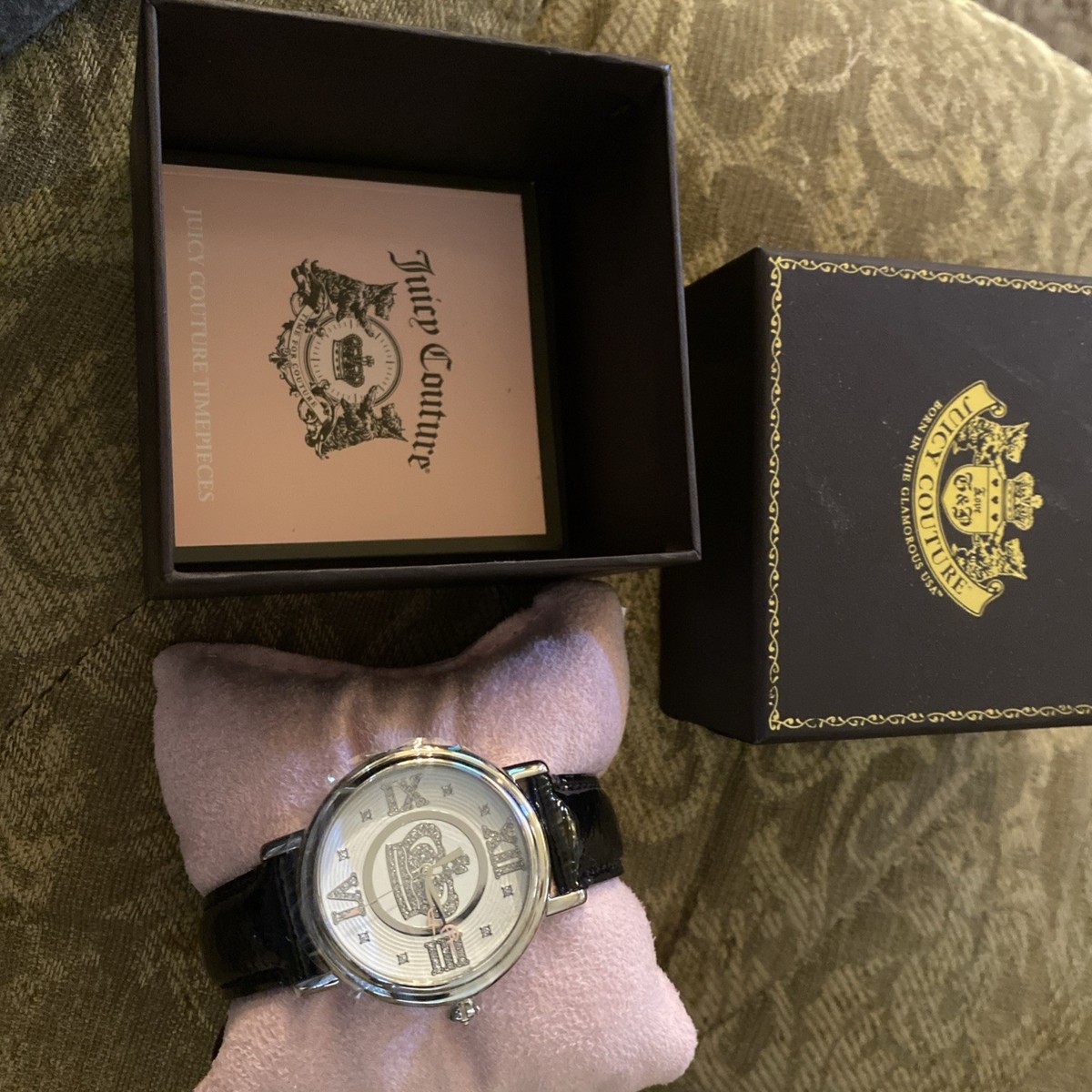 Juicy Couture Vintage Y2K Watch NWT Leather Embossed Band 