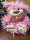 2005 Cabbage Patch Kids Play Along Patch Puppies Pink Rare Plush Dog