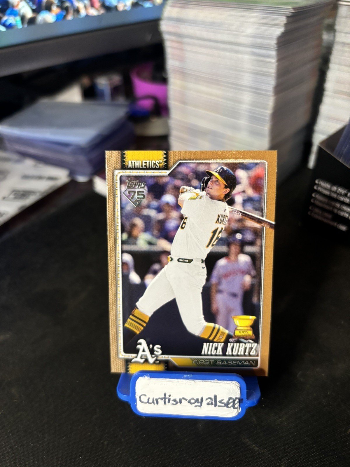 Nick Kurtz Gold Cup 2026 Topps Series 1 Gold /2026 #97 Athletics 