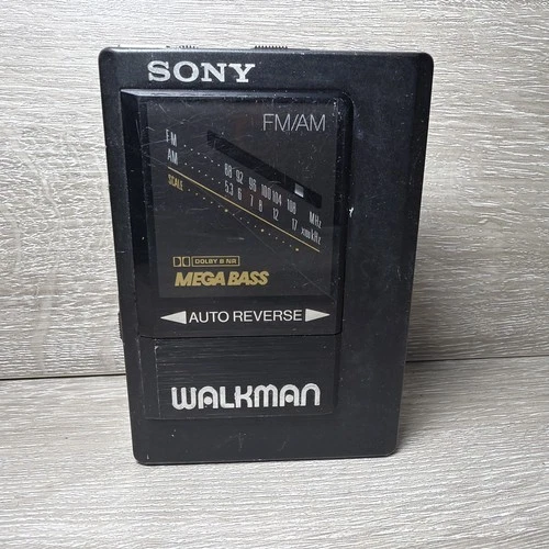 Sony Walkman Radio Cassette Player WM-AF604/BF604 Vintage - For Parts or Repair