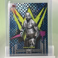 2025 Topps Finest WWE Shawn Spears Blue Checkerboard Refractor #045/149 TT11