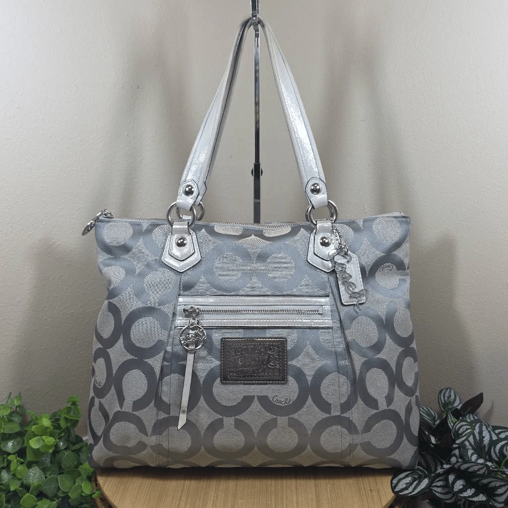 Coach Poppy Silver Bags & Handbags for Women for sale | eBay