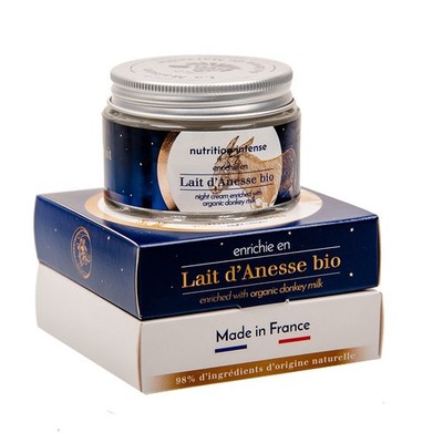 Maison du Savon - Französische Nacht Gesichtscreme - mit Bio Eselsmilch - 50ml