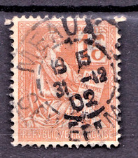 TIMBRE 1900-01 FRANCE MOUCHON N° 117 BEAU CACHET-OBL.TB-VSCAN-