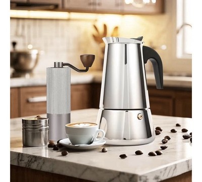 Moka Express ( 6Tazas) Stainless Steel Damaged Box | eBay