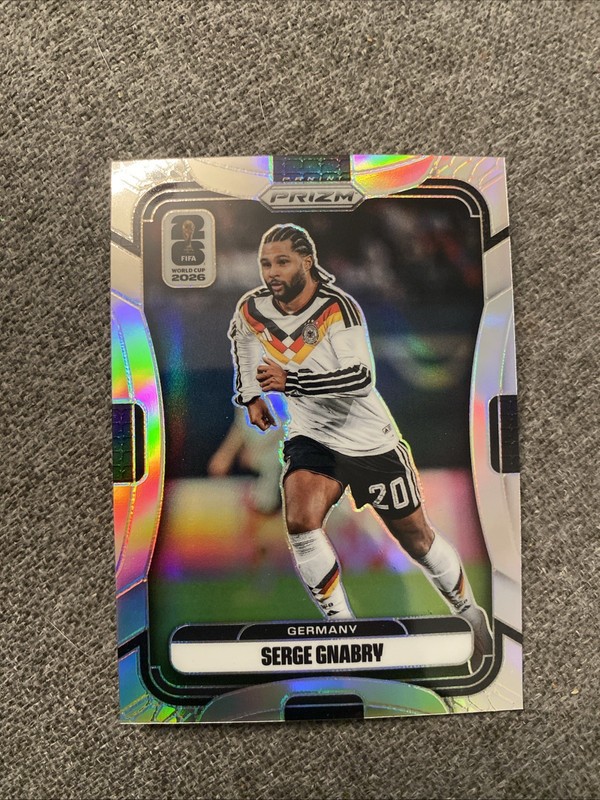 2026 Panini Prizm FIFA World Cup Serge Gnabry Silver Prizm #43 Germany 