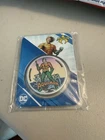 2023 Samoa 1 oz 999 Silver Colored Aquaman DC Comics Coin SEALED